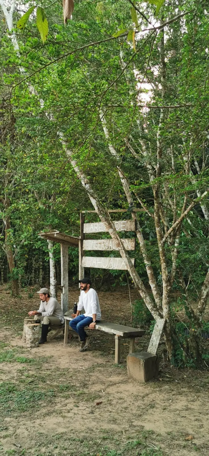 The entrance to the Bahuaja Conservation Area in the Peruvian Amazon